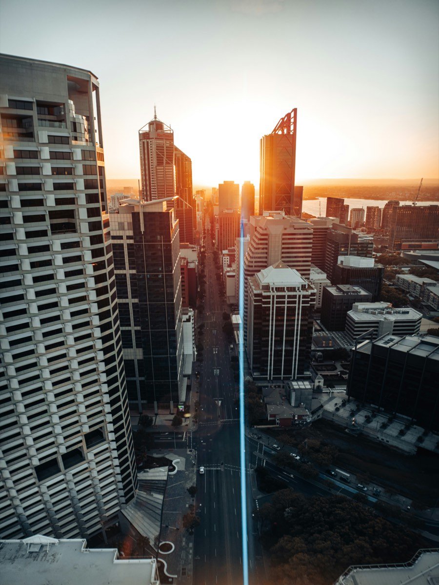 Perth central business district
